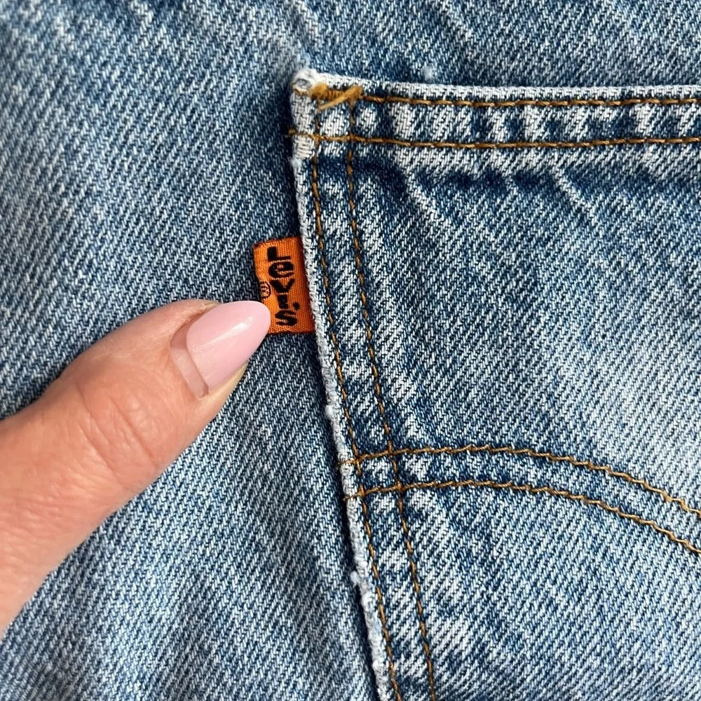Vintage Levi's 1980’s 550-0213 Men's Orange Tag Relaxed Tapper Jeans 34/30